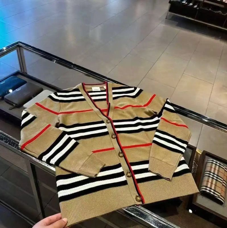 Burberry Burberry Spring Autumn Wool Striped Cardigan Size M / US 6-8 / IT 42-44 - 3 Thumbnail