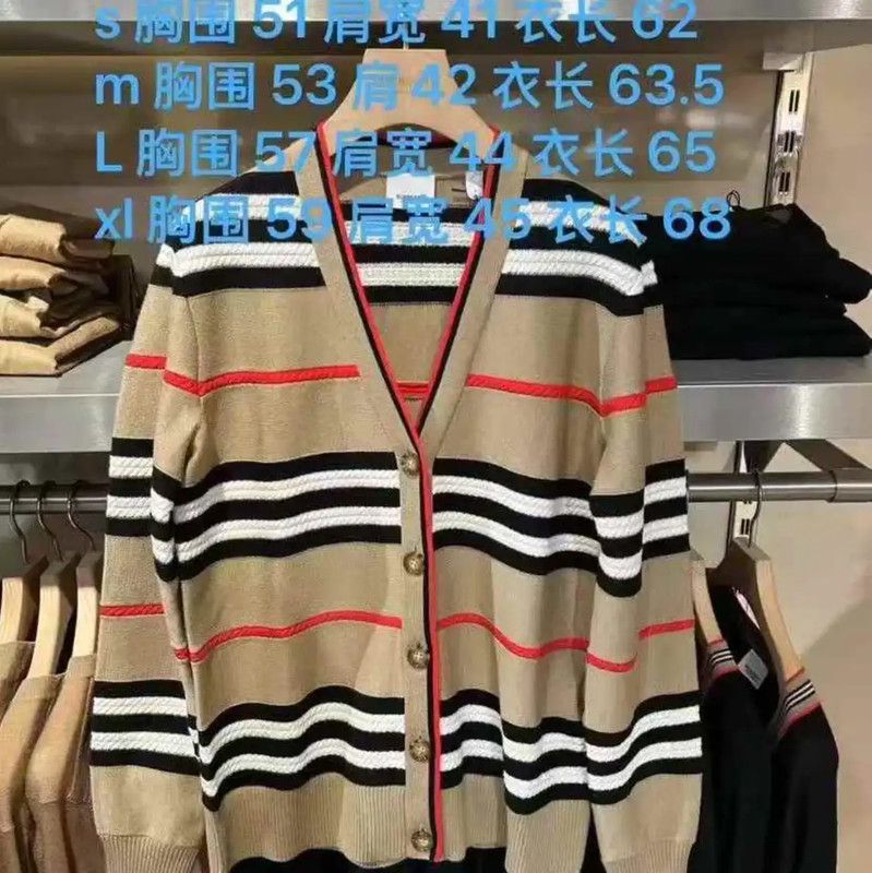 Burberry Burberry Spring Autumn Wool Striped Cardigan Size M / US 6-8 / IT 42-44 - 4 Thumbnail