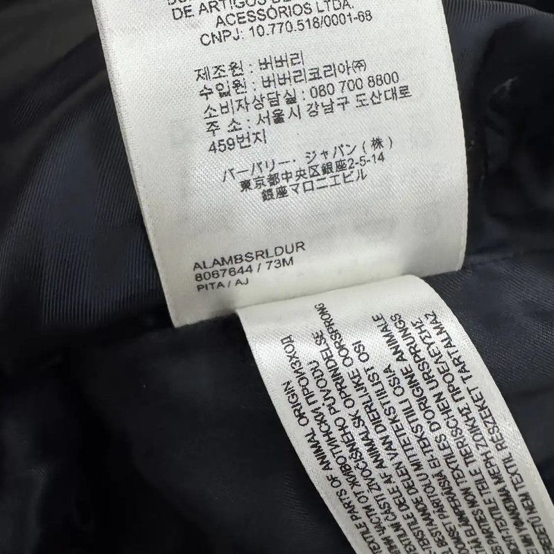 Burberry Burberry Women's Wool Mid-Length Coat in Navy Size M / US 6-8 / IT 42-44 - 9 Thumbnail