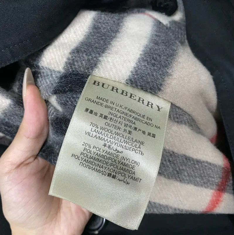 Burberry Burberry Women's Long Black Coat for Spring/Fall Size ONE SIZE - 7 Thumbnail