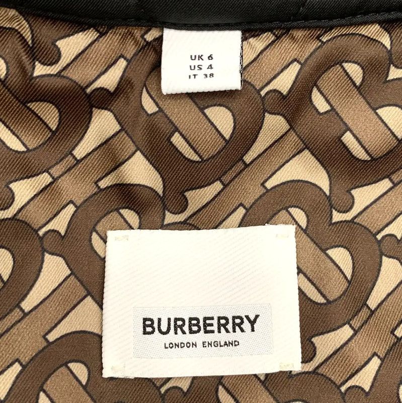 Burberry Burberry Black Cotton Women's Jacket Size S / US 4 / IT 40 - 5 Thumbnail