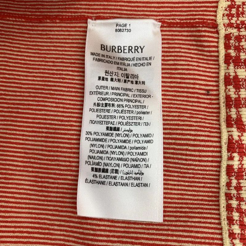 Burberry Burberry Red Women's Jacket Size S Size S / US 4 / IT 40 - 7 Thumbnail