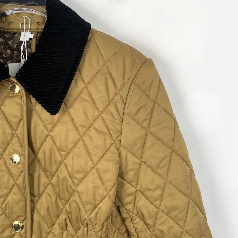 Burberry Burberry Quilted Brown Women's Jacket Size XS / US 0-2 / IT 36-38 - 3 Thumbnail