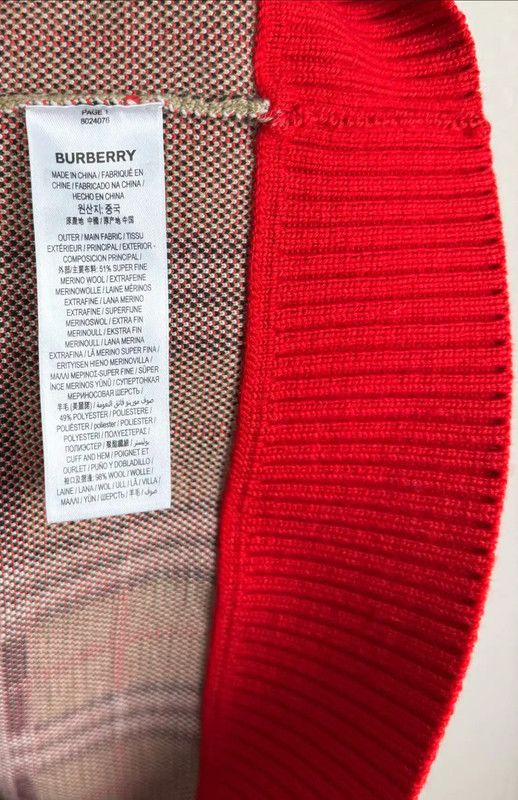 Burberry Burberry Khaki Wool Women's Cardigan Size S / US 4 / IT 40 - 6 Thumbnail