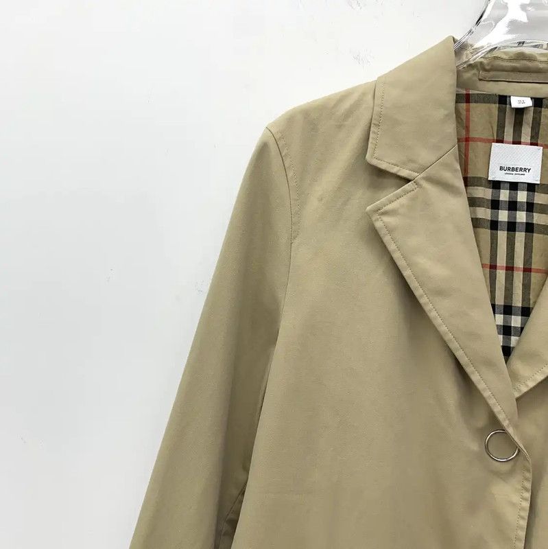 Burberry Burberry Brown Cotton Women's Trench Coat Size M / US 6-8 / IT 42-44 - 3 Thumbnail