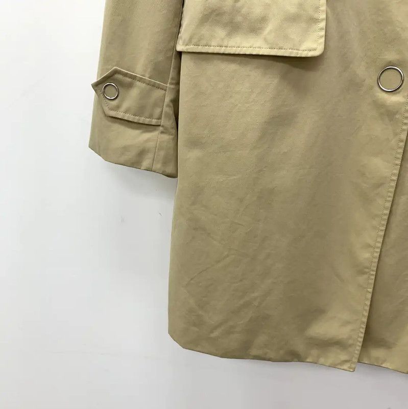 Burberry Burberry Brown Cotton Women's Trench Coat Size M / US 6-8 / IT 42-44 - 4 Thumbnail