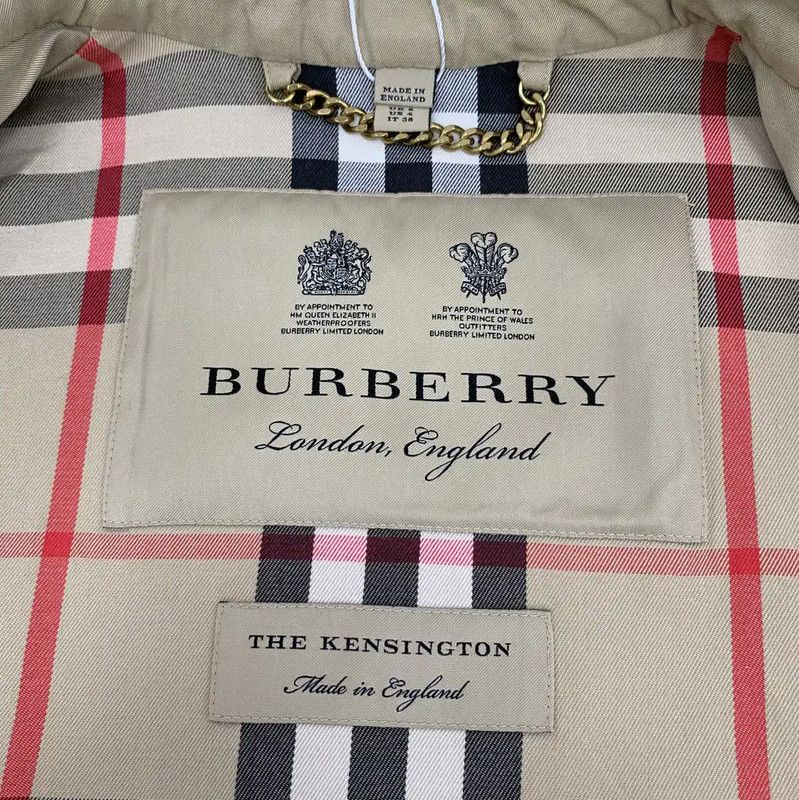 Burberry Burberry Brown Cotton Women's Trench Coat Size S / US 4 / IT 40 - 5 Thumbnail