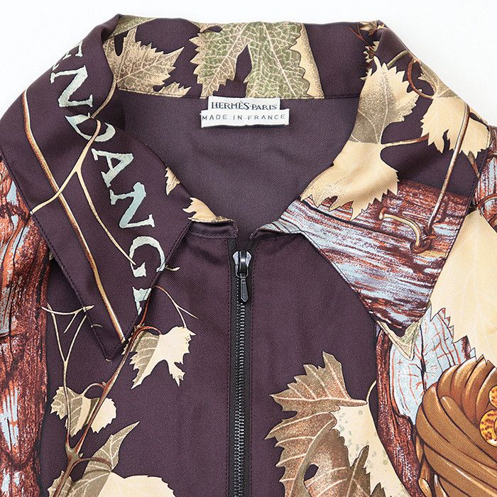 Hermes Hermes Hermes Cave Vin Silk Jacket Others Outerwear DUTY FREE for USA Size ONE SIZE - 11 Thumbnail