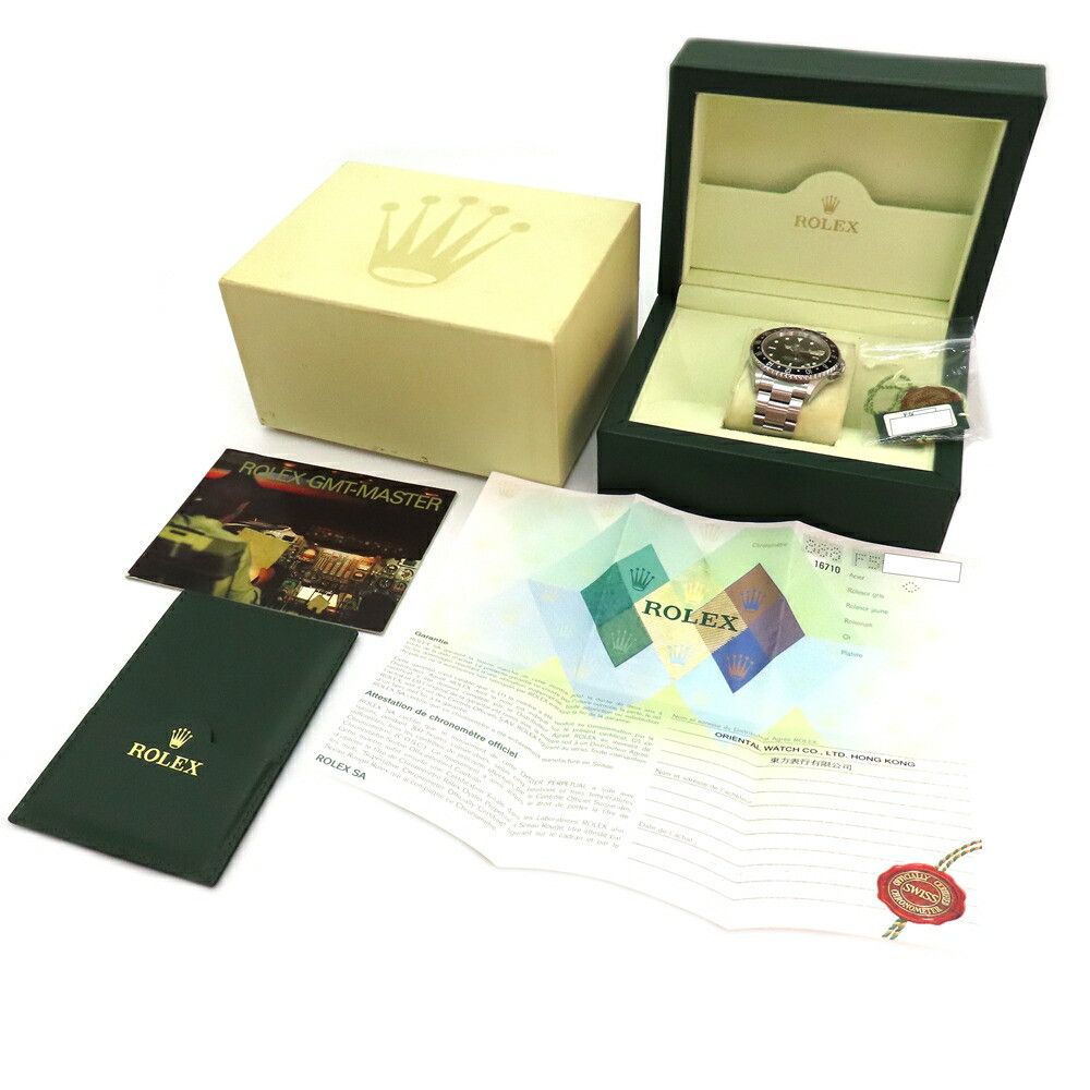 Rolex Rolex Rolex GMT-Master II Stainless Steel Metal Automatic 16710 DUTY FREE for USA Size ONE SIZE - 12 Thumbnail