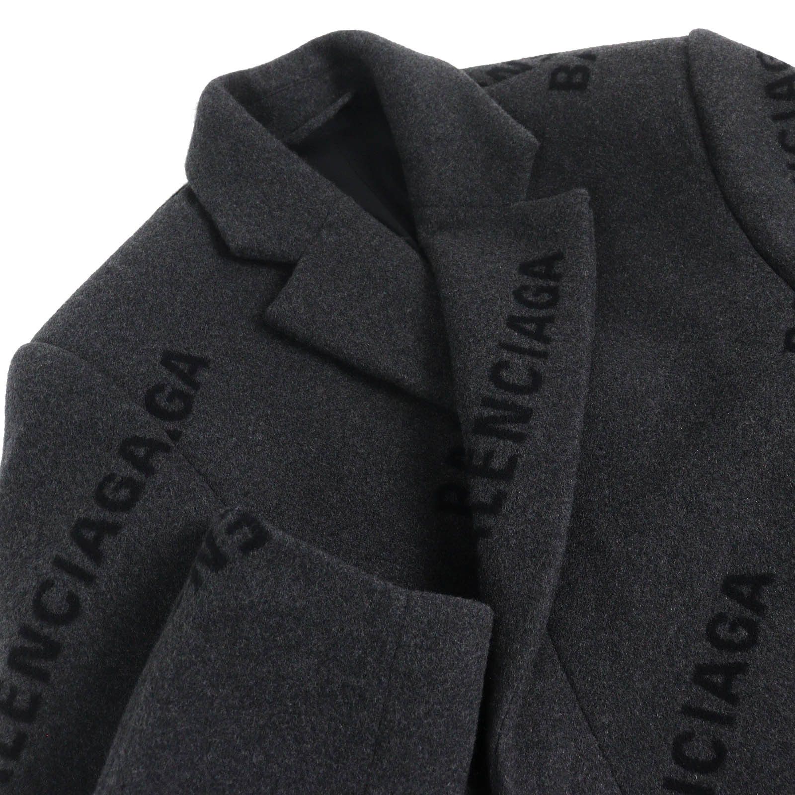 Balenciaga Balenciaga Balenciaga SHIFTED COAT Cashmere Coat Natural Material Outerwear 595272 DUTY FREE for USA Size ONE SIZE - 4 Thumbnail