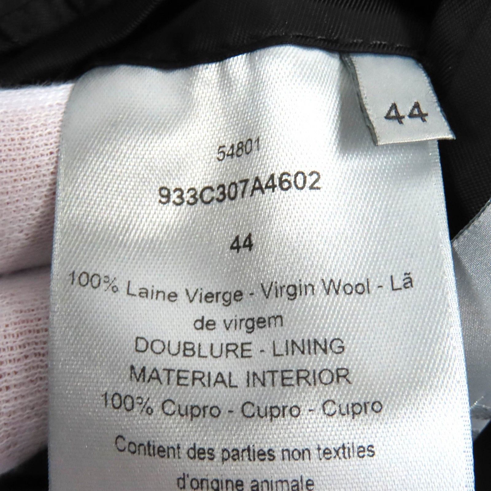 Dior Dior Dior Cupra Wool Long Coat Others Outerwear 933C307A4602 DUTY FREE for USA Size ONE SIZE - 8 Thumbnail