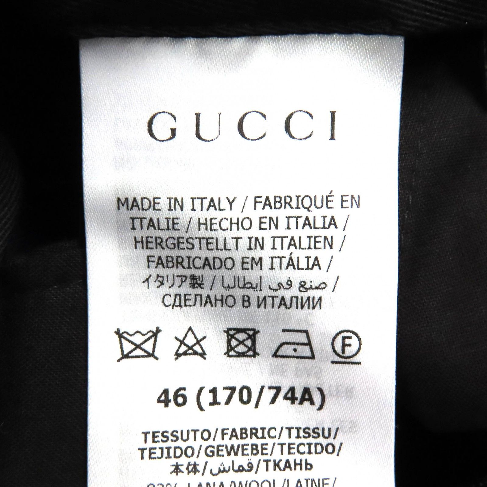 Gucci Gucci Gucci GG Marmont Webline Wool Slacks Leather Pants 698813 DUTY FREE for USA Size ONE SIZE - 9 Thumbnail