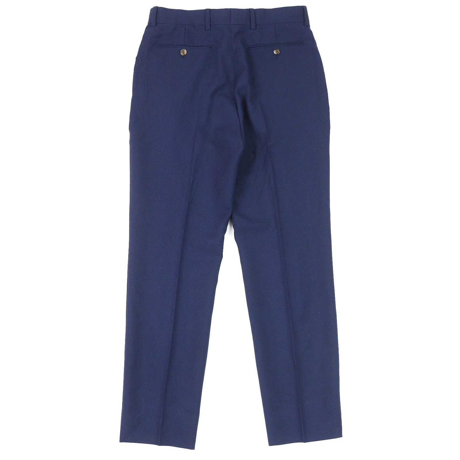 Gucci Gucci Gucci GG Marmont Webline Wool Slacks Leather Pants 698813 DUTY FREE for USA Size ONE SIZE - 2 Thumbnail