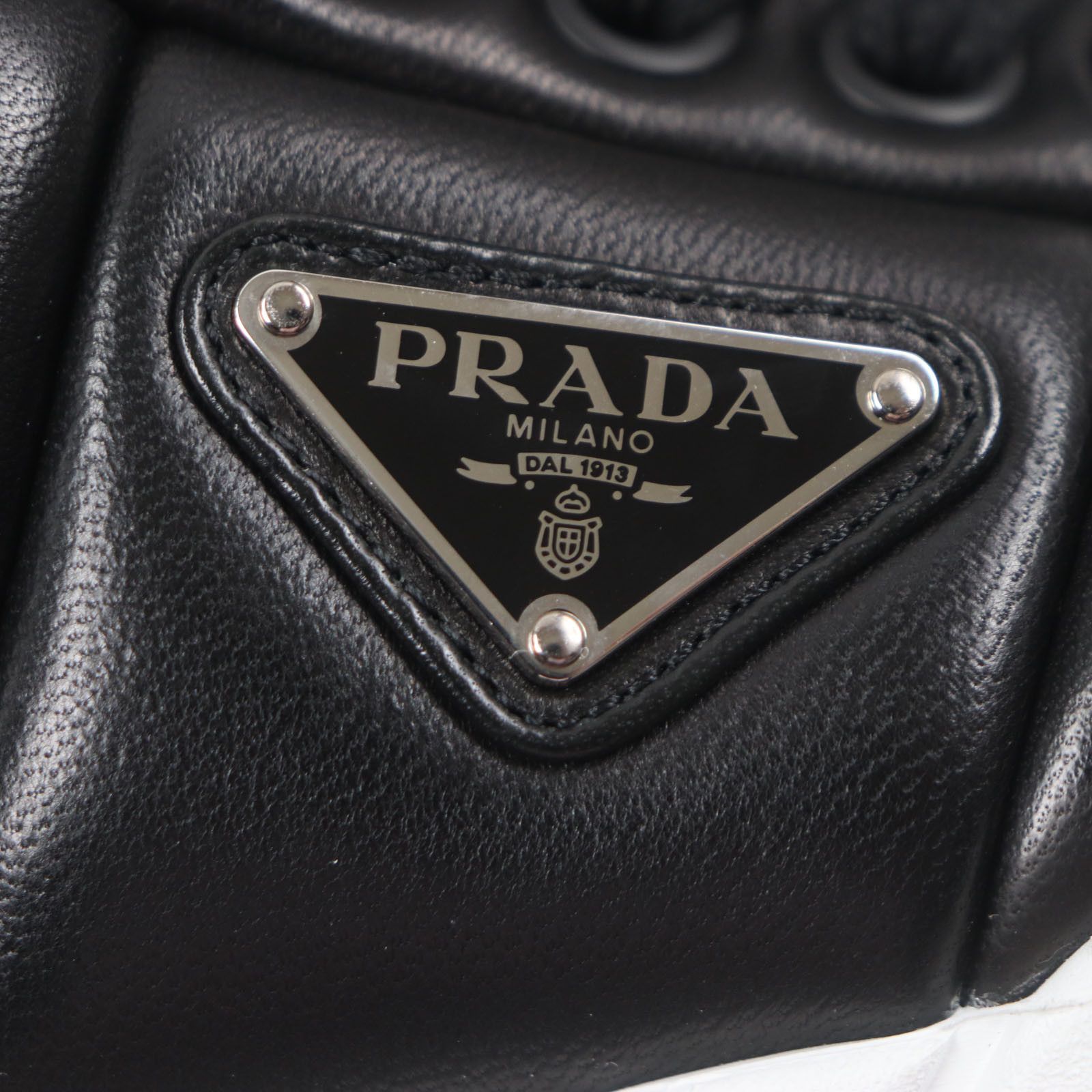 Prada Prada Prada Triangle logo Nappa leather sneakers Leather Shoes 2EE386 DUTY FREE for USA Size ONE SIZE - 7 Thumbnail