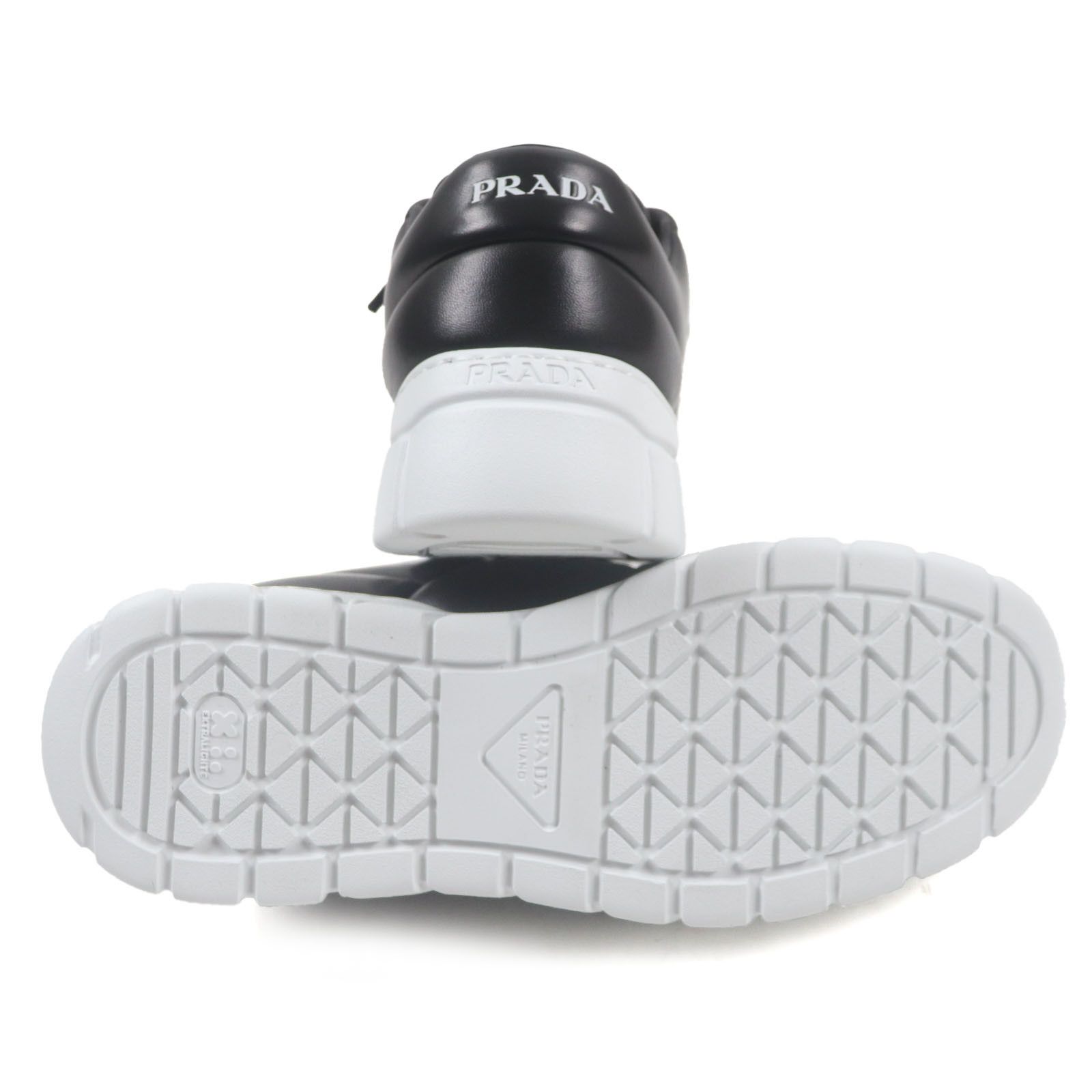 Prada Prada Prada Triangle logo Nappa leather sneakers Leather Shoes 2EE386 DUTY FREE for USA Size ONE SIZE - 5 Thumbnail