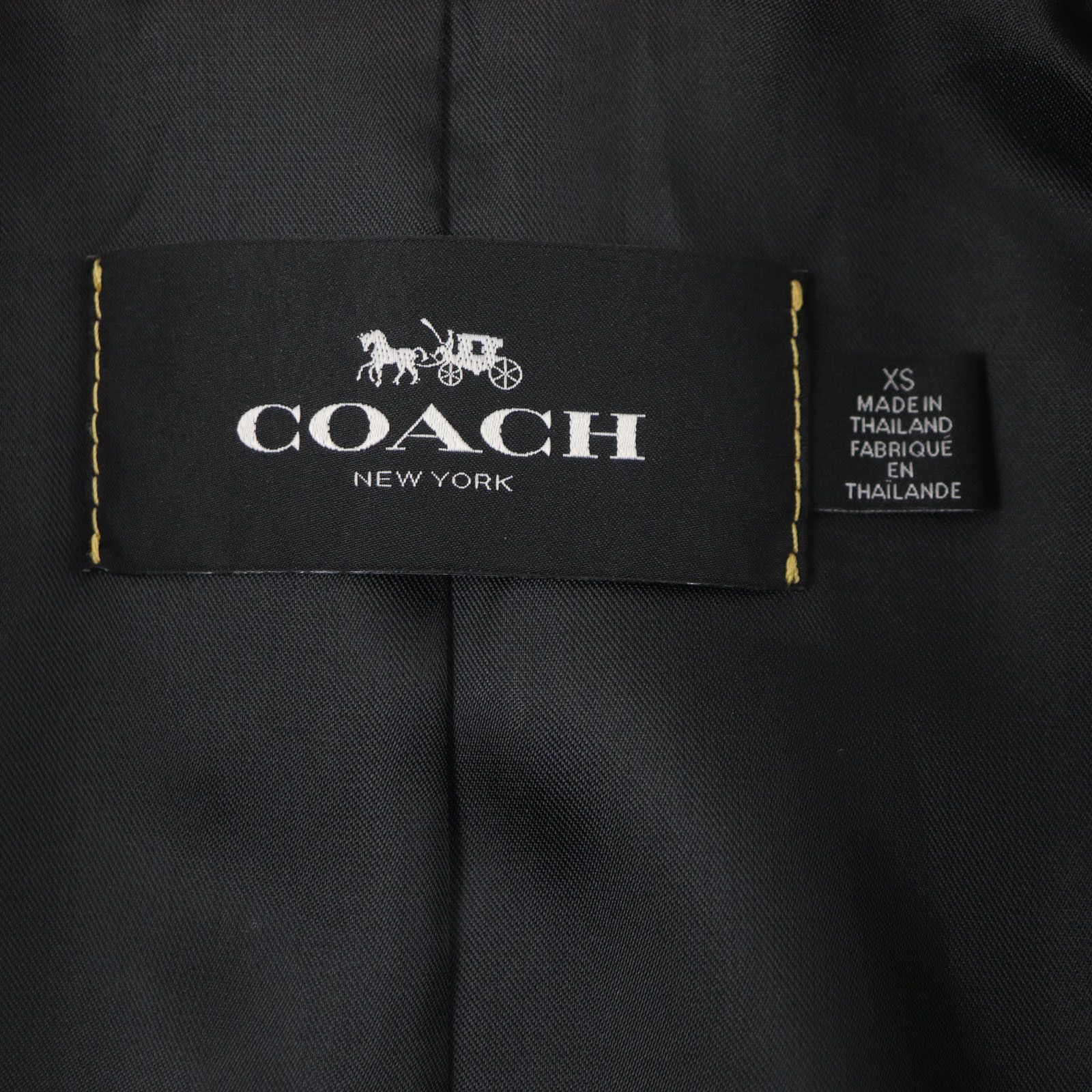 Coach Coach Coach F33778 Lamb Leather Cotton Trench Coat Leather Outerwear F33778 DUTY FREE for USA Size ONE SIZE - 9 Thumbnail