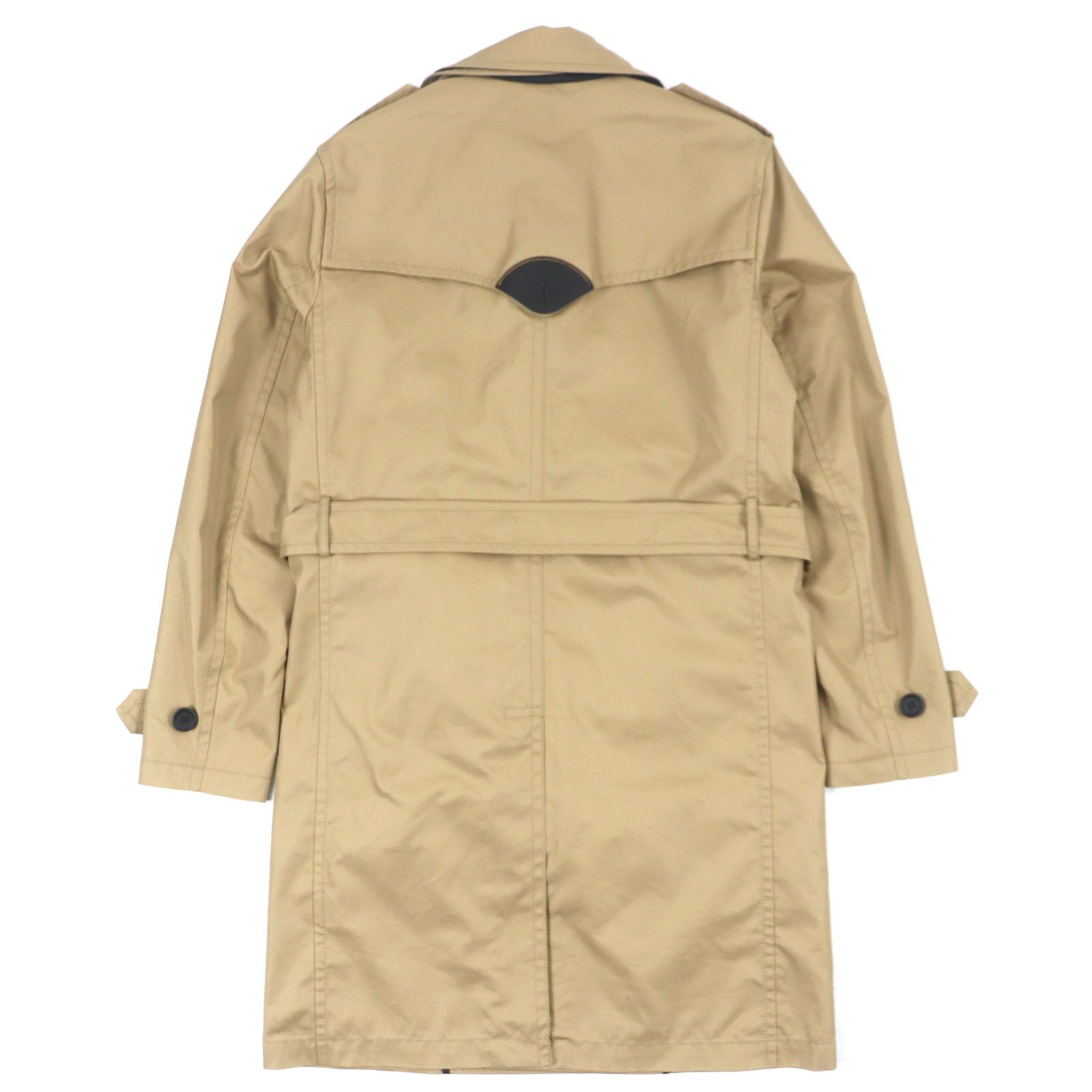 Coach Coach Coach F33778 Lamb Leather Cotton Trench Coat Leather Outerwear F33778 DUTY FREE for USA Size ONE SIZE - 3 Thumbnail