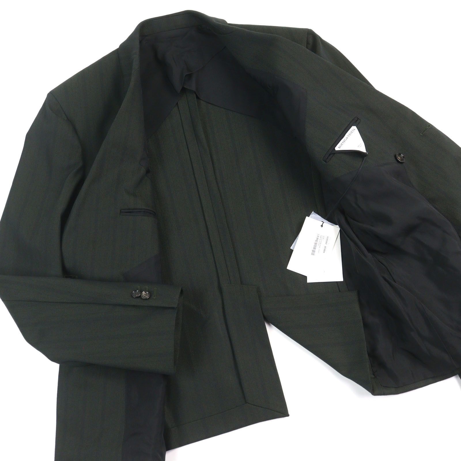 Bottega Veneta Bottega Veneta Bottega Veneta Tech Herringbone Stripe Jacket Others Outerwear DUTY FREE for USA Size ONE SIZE - 3 Thumbnail