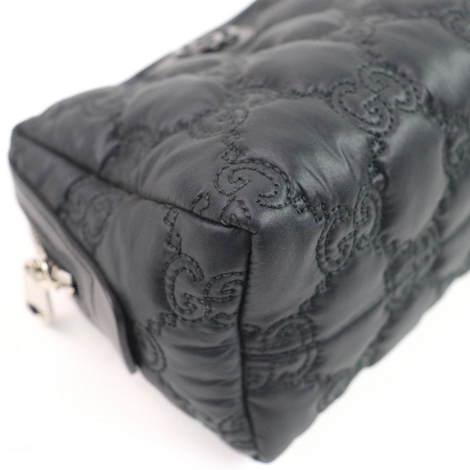 Gucci Gucci Gucci GG Marmont Nylon Pouch Others Vanity Bag DUTY FREE for USA Size ONE SIZE - 7 Thumbnail