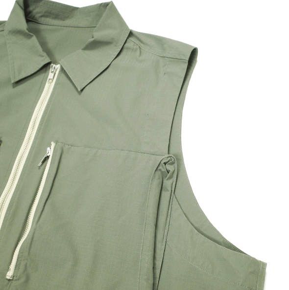 Other Other PHINGERIN FLOAT POCKETS ZIP VEST Polyester Vest Others Tops PD-241-JK-111 DUTY FREE for USA Size ONE SIZE - 4 Thumbnail