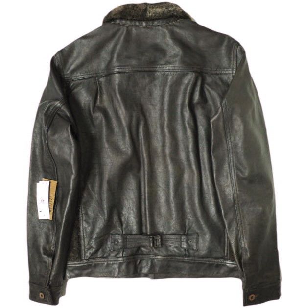 Ralph Lauren Ralph Lauren RRL GRIZZLY JACKET Leather Shearling Jacket Leather Outerwear MNRROTW16020148 DUTY FREE for USA Size ONE SIZE - 2 Thumbnail