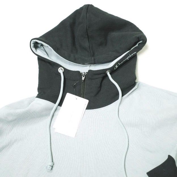 Other Other N.HOOLYWOOD × Champion MOCK NECK HOODIE Cotton Blend Sweatshirt Cotton Sweatshirts & Hoodies C8-B113 DUTY FREE for USA Size ONE SIZE - 5 Thumbnail