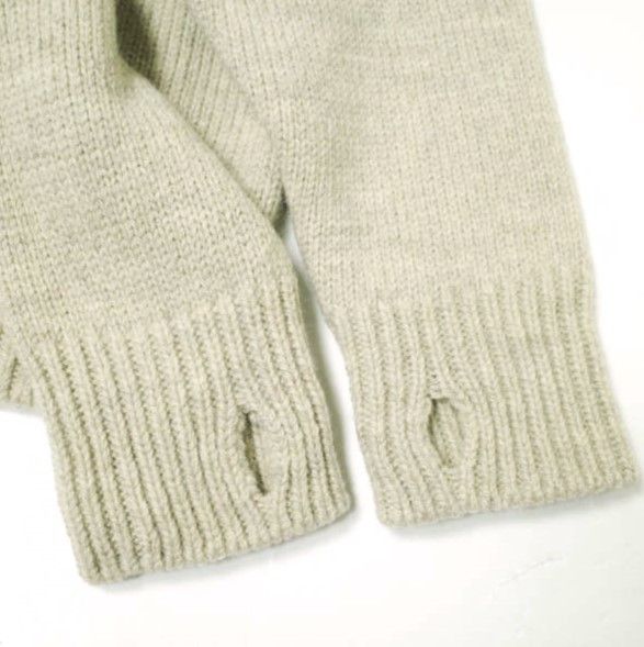 Other Other refomed GRANNY REPAIR KNIT SWEATER Wool Sweater Cotton Tops REKN-004 DUTY FREE for USA Size ONE SIZE - 6 Thumbnail