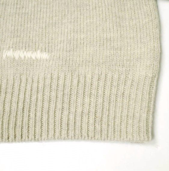 Other Other refomed GRANNY REPAIR KNIT SWEATER Wool Sweater Cotton Tops REKN-004 DUTY FREE for USA Size ONE SIZE - 5 Thumbnail