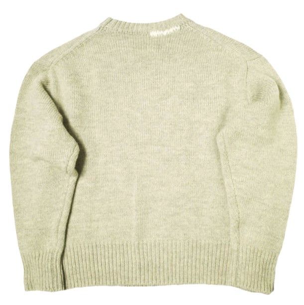 Other Other refomed GRANNY REPAIR KNIT SWEATER Wool Sweater Cotton Tops REKN-004 DUTY FREE for USA Size ONE SIZE - 2 Thumbnail