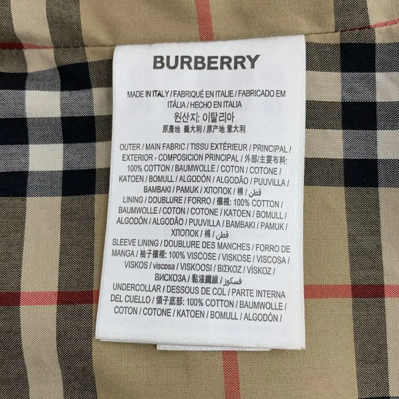 Burberry Burberry Women's Black Cotton Trench Coat Size L / US 10 / IT 46 - 6 Thumbnail