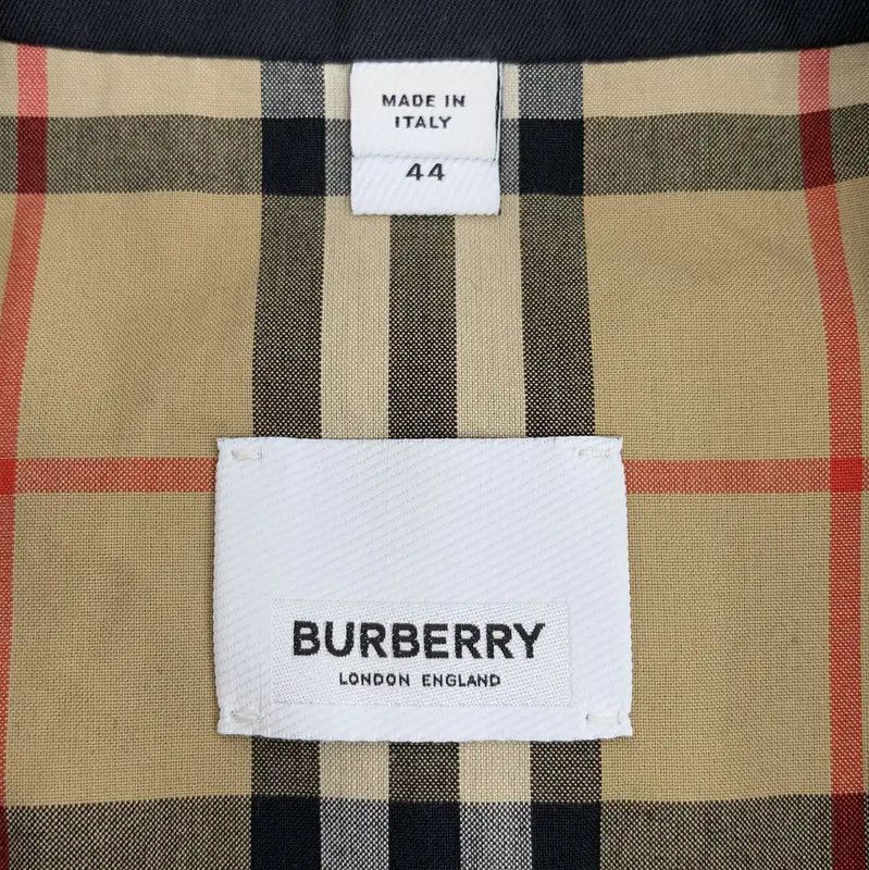Burberry Burberry Women's Black Cotton Trench Coat Size L / US 10 / IT 46 - 5 Thumbnail