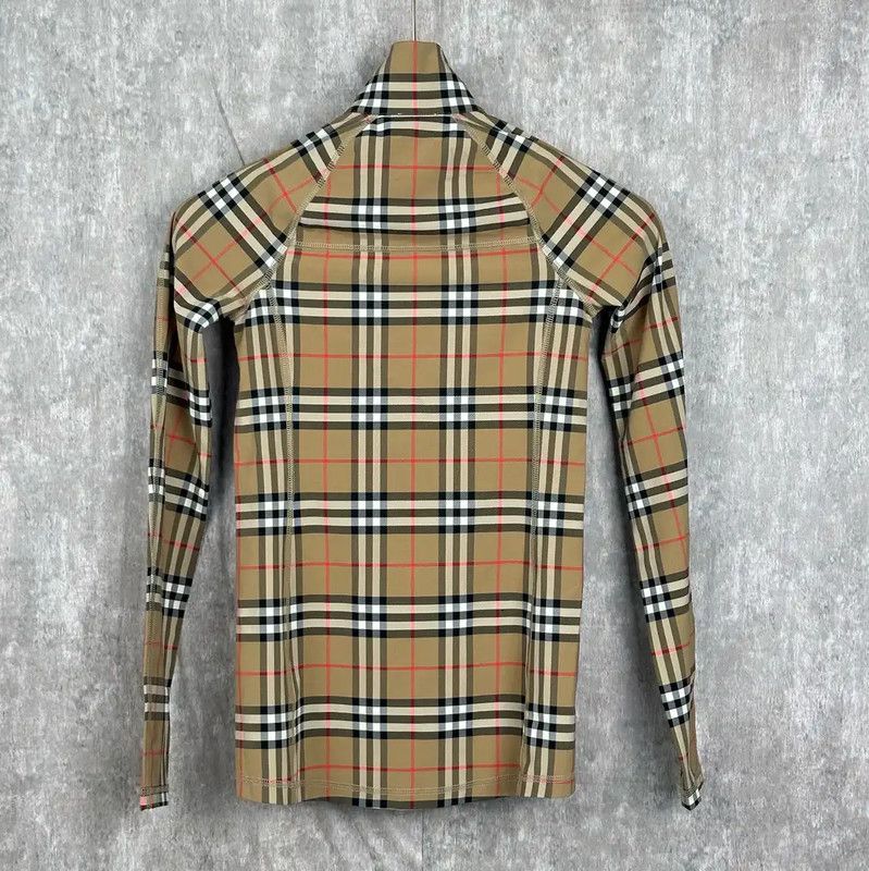 Burberry Burberry Yellow Nylon Long Sleeve T-Shirt Size XS / US 0-2 / IT 36-38 - 2 Thumbnail