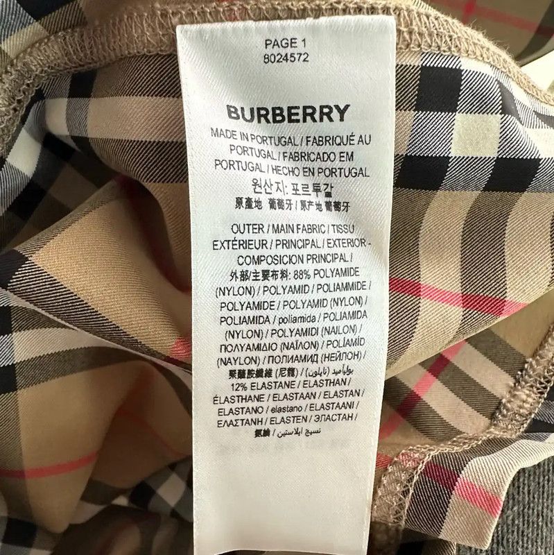 Burberry Burberry Yellow Nylon Long Sleeve T-Shirt Size XS / US 0-2 / IT 36-38 - 5 Thumbnail