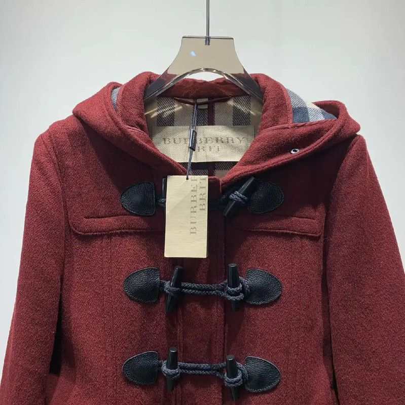 Burberry Burberry Red Woolen Ladies Coat Size ONE SIZE - 5 Thumbnail