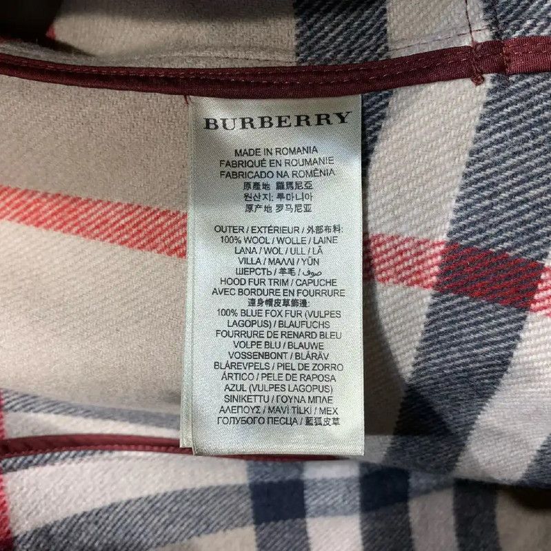 Burberry Burberry Red Woolen Ladies Coat Size ONE SIZE - 4 Thumbnail