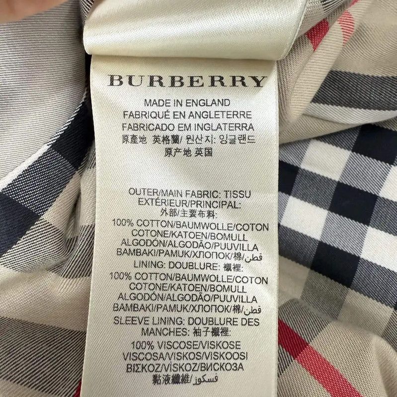 Burberry Burberry Khaki Cotton Women's Trench Coat Size XXS / US 00 / IT 34 - 4 Thumbnail
