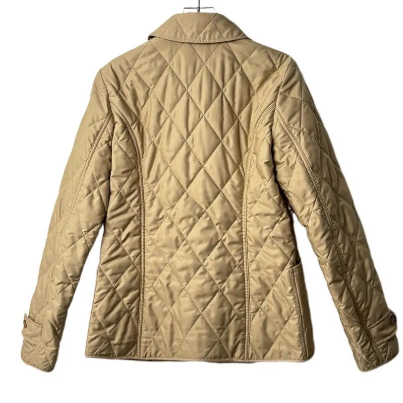 Burberry Burberry Women's Brown Cotton Blend Quilted Jacket Size L / US 10 / IT 46 - 2 Thumbnail