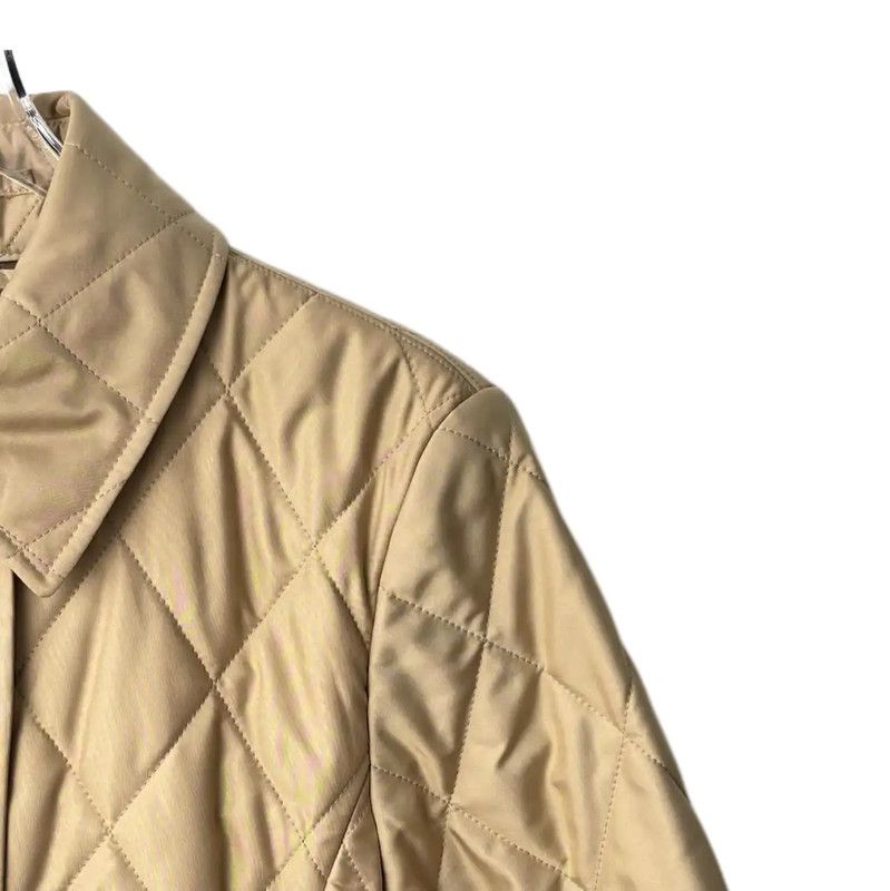 Burberry Burberry Women's Brown Cotton Blend Quilted Jacket Size L / US 10 / IT 46 - 3 Thumbnail