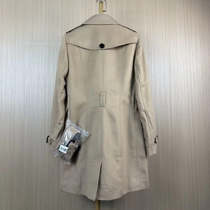 Burberry Burberry Light Pink Cotton Women's Trench Coat Size M / US 6-8 / IT 42-44 - 2 Thumbnail