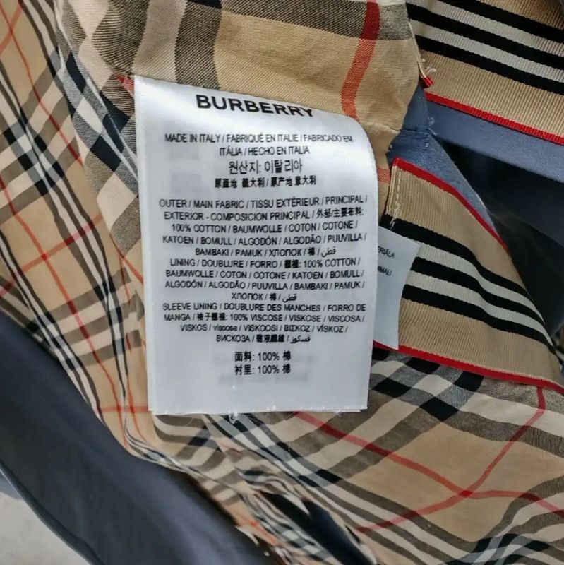 Burberry Burberry Cotton Check Mid-Length Trench Coat Size M / US 6-8 / IT 42-44 - 4 Thumbnail