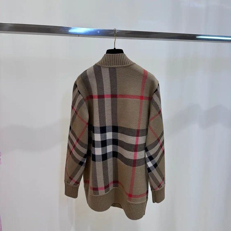 Burberry Burberry Khaki Cardigan for Women Size L / US 10 / IT 46 - 2 Thumbnail