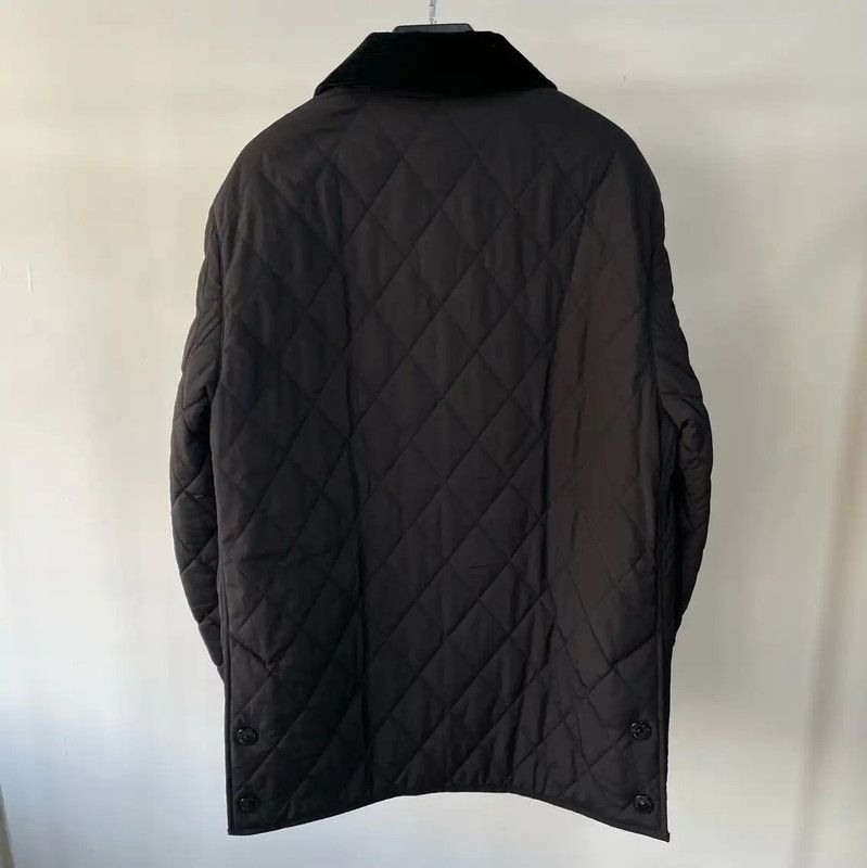 Burberry Burberry Quilted Black Cotton Women's Jacket Size M / US 6-8 / IT 42-44 - 2 Thumbnail
