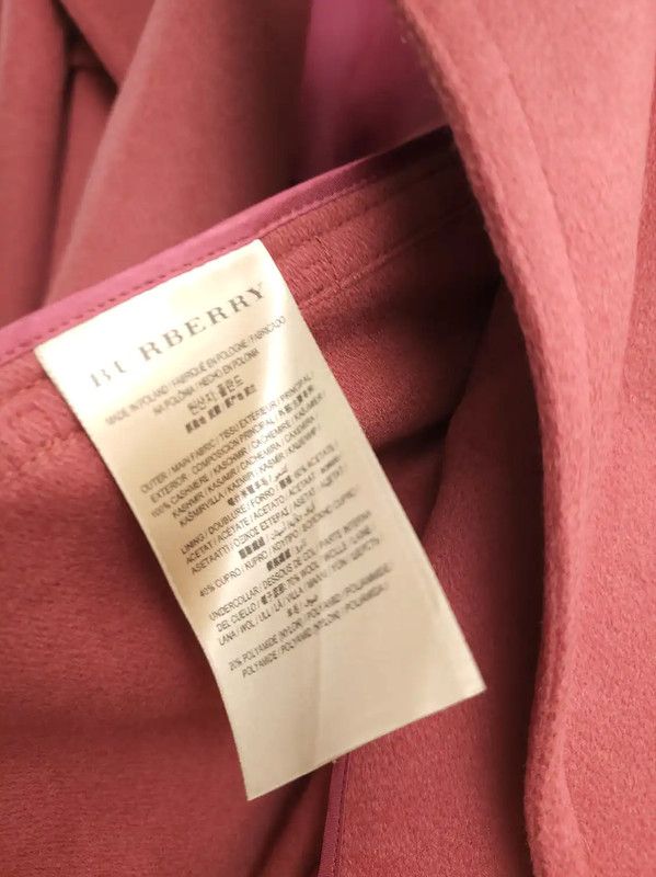 Burberry Burberry Red Cashmere Mid-Length Coat Size M / US 6-8 / IT 42-44 - 6 Thumbnail