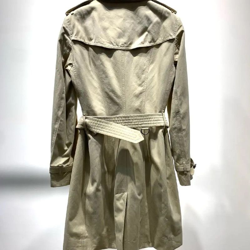 Burberry Burberry Khaki Cotton Women's Trench Coat Size XL / US 12-14 / IT 48-50 - 2 Thumbnail