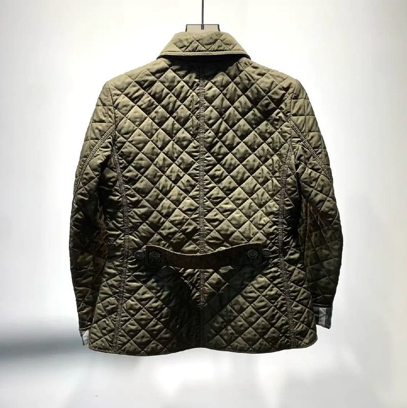 Burberry Burberry Green Cotton Women's Jacket Size S / US 4 / IT 40 - 2 Thumbnail