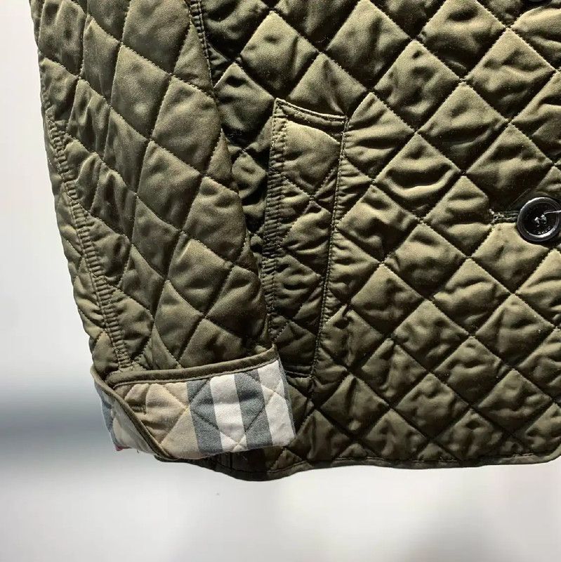 Burberry Burberry Green Cotton Women's Jacket Size S / US 4 / IT 40 - 6 Thumbnail