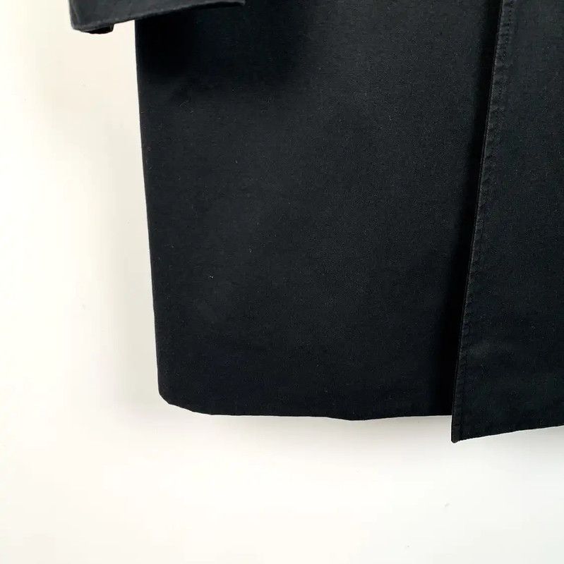 Burberry Burberry Black Cotton Women's Coat Size M / US 6-8 / IT 42-44 - 4 Thumbnail