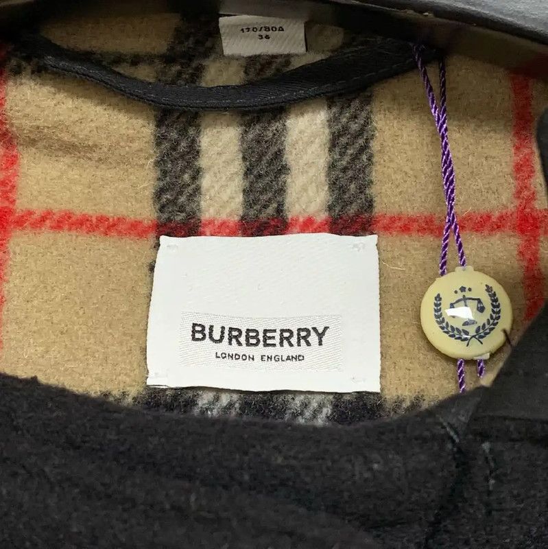 Burberry Burberry Black Wool Duffle Coat for Women Size M / US 6-8 / IT 42-44 - 7 Thumbnail