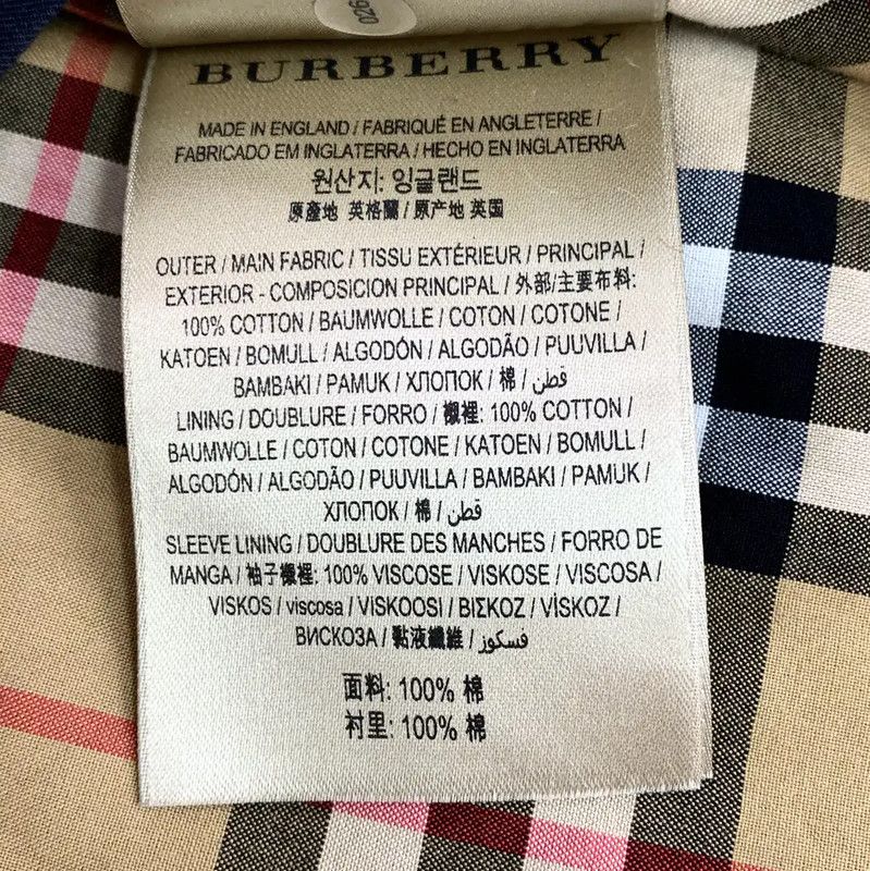 Burberry Burberry Women's Black Cotton Trench Coat Size XS / US 0-2 / IT 36-38 - 8 Thumbnail