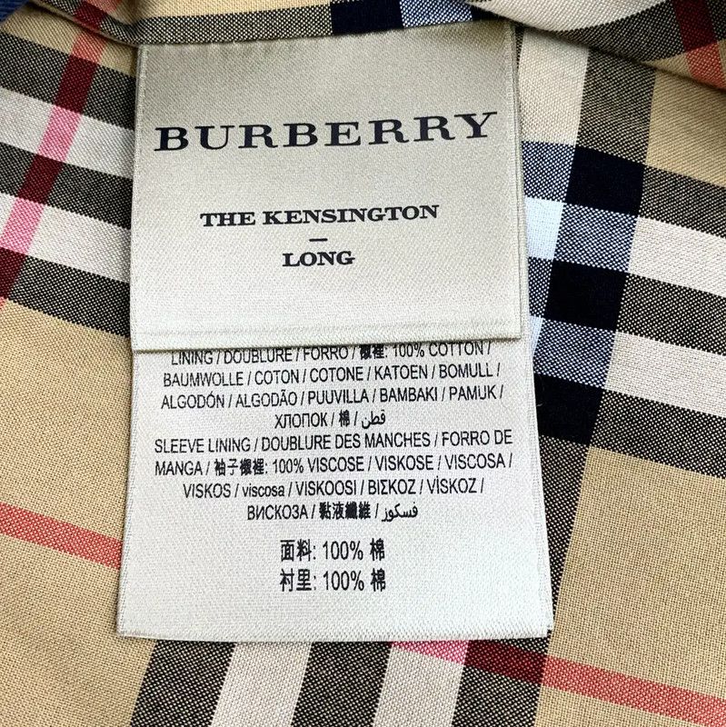 Burberry Burberry Women's Black Cotton Trench Coat Size XS / US 0-2 / IT 36-38 - 7 Thumbnail